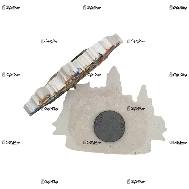 Castelul bran, romania, magnet suvenir din rasina